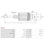 Induit démarreur pour BOSCH 0001110063 , 0001110068