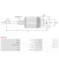 Induit démarreur pour BOSCH 0001109017 , 0001109043 , 0001109044 , 0001109047 , 0001109049