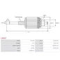 Induit démarreur pour BOSCH 0001109014 , 0001109015 , 0001109018