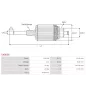 Induit démarreur pour BOSCH 0001125502 , 0001125503 , 0001125504 , 0001125507 , 0001125508 , 0001125511 , 0001125512v