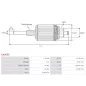 Induit démarreur pour BOSCH 0001115042 , 0001115056 , 0001115057 , 0001115082 , 0001115083