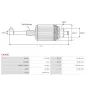 Induit démarreur pour BOSCH 0001115042, 0001115056, 0001115057, 0001115082