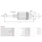 Induit démarreur pour BOSCH 0001263004, 0001263005, 0001263006, 0001263019