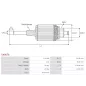 Induit démarreur pour BOSCH 0001260001, 0001260004, 0001260025, 0001260026