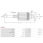 Induit démarreur pour BOSCH 0001115005, 0001115006, 0001115011, 0001115035