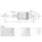 Induit démarreur pour BOSCH 0001138005, 0001138009, 0001138039, 0001142003