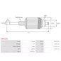 Induit démarreur pour BOSCH 0001120406, 0001121435