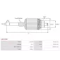 Induit démarreur pour BOSCH 0001172406, 0001172407