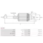 Induit démarreur pour DELCO 1990335, 1990339, 1990342, 1990481