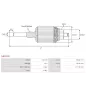 Induit démarreur pour DELCO Induit démarreur pour DELCO 10461470, 10479600, 10479604, 10479605