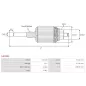 Induit démarreur pour HITACHI S13100, S13102, S13104, S13106A