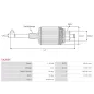 Induit démarreur pour HITACHI S114218A, S114219, S114230, S114230A