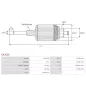 Induit démarreur pour HITACHI S114651, S114651A