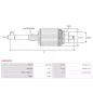 Induit démarreur pour HITACHI S13207