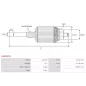 Induit démarreur pour HITACHI S2052