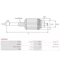 Induit démarreur pour HITACHI S13553, S13557A, S13558, S14410