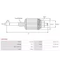 Induit démarreur pour HITACHI S13250