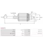 Induit démarreur pour HITACHI S2015