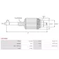 Induit démarreur pour HITACHI S2003