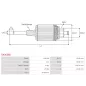 Induit démarreur pour VALEO TM000A27301, TM000A27601