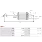 Induit démarreur pour MAGNETI MARELLI 63103031