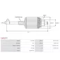 Induit démarreur pour MITSUBISHI M001T68381, M001T68581, M001T84181, M001T84181ZC, M001T84281