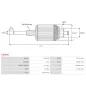 Induit démarreur pour MITSUBISHI M8T60173, M8T60174, M8T60271, M8T60271A, M8T60371