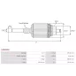 Induit démarreur pour DENSO UD53982SA