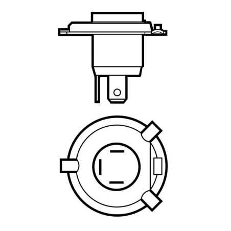 Ampoule H4 24V 100/70W