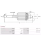 Induit démarreur pour MITSUBA SM42209, SM42210, SM442081, SM44226