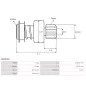 Pignon / lanceur démarreur pour BOSCH 0001212005, 0001212006, 0001212007, 0001212008