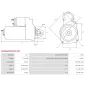 Démarreur 12V 0.70Kw 9 dents BOSCH 6004AA0021, 9000020027, 9000042021, 9000042027, 9000042034, 9000082009,VW 111911023C