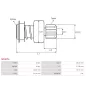 Pignon / lanceur démarreur pour BOSCH 0001109052, 0001109055, 0001109062, 0001109068