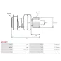 Pignon / lanceur démarreur pour BOSCH 0001108060, 0001108076, 0001108077