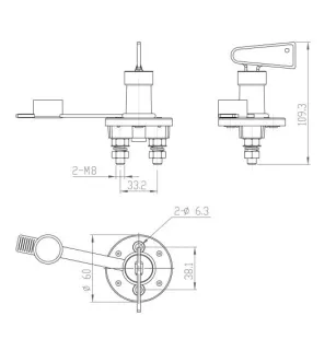Battery cut-off + accessories
