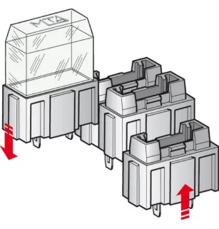 Fuse holders for UNIVERSAL plug-in fuses for mounting on printed circuits