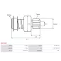 Pignon / lanceur démarreur pour BOSCH 0001109041, 0001109048, 0001109061, 0001109063