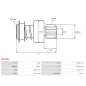 Pignon / lanceur démarreur pour BOSCH 0001106016