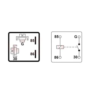 LUCAS SRB601 RELAY, PRESTOLITE 6211651, 6211651A