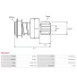 Pignon / lanceur démarreur pour BOSCH 0001115047, 0001115048, 0001115074