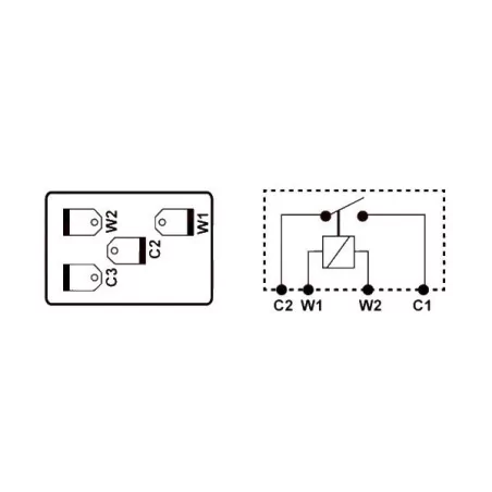 Relais Durite 072720 SRB111 12V 20A