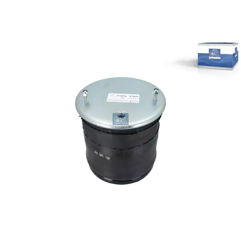 Almofada de ar, com pistão de aço D: 286 mm, Dmax: 345 mm, M12 x 1,75, M22 x 1,5, L: 340 mm para SAF TBD - 3.228.1027.00 Almofada de ar, com pistão de aço D: 286 mm, Dmax: 345 mm, M12 x 1,75, M22 x 1,5, L: 340 mm para SAF TBD - 3.228.1027.00