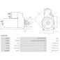 Démarreur 22V 2.30Kw 10 dents Remplace BOSCH 0001223005, 0986018270, 6033AC0076,WOODAUTO STR22089, STR22110