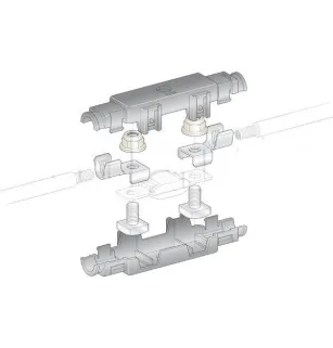 Portafusibles para fusibles MEGA para cable de 10 a 35 mm2