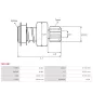 Pignon / lanceur démarreur pour BOSCH 0001123018, 0001123019, 0001123026