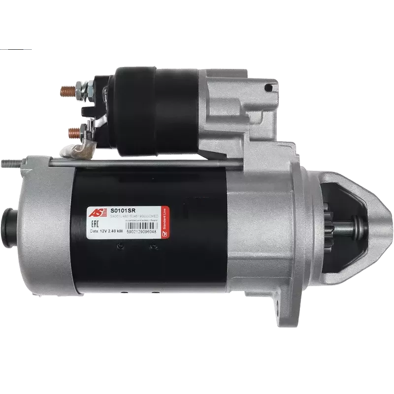 Starter 12V 2V 2.40kW 9 Dent Sostituisce Bosch 0001109369, 0001109460