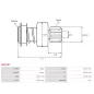 Pignon / lanceur démarreur pour BOSCH 0001359068, 0001359094, 0001360060