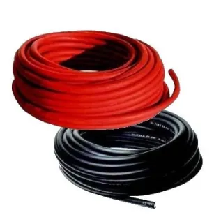 Enrollador cable bateria 25M Rojo/Negro 50mm2
