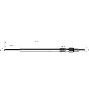 Candeletta sostituisce Bosch 0250203001, Beru 0100276015 GN059 Alfa 46792355, 46792359