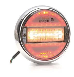 Kompaktes LED-Rücklicht - 12/24 Volt - ø 140 x 27 mm